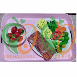 REPLICAS DE ALIMENTOS DEL PLATO SALUDABLE ADULTO